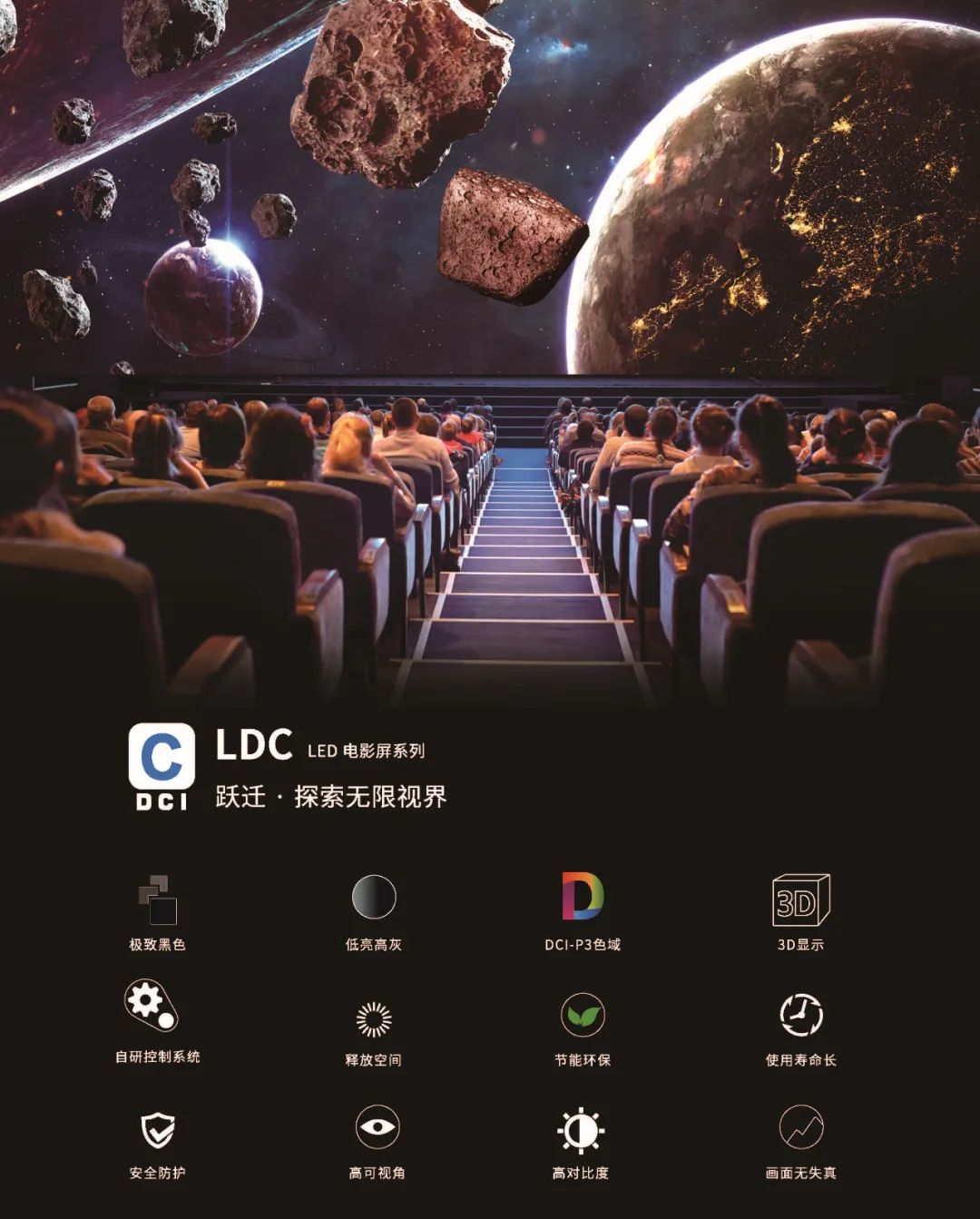 “自研+合作”全面开花，EVO视讯官方网站成业内LED电影屏通过DCI认证最多企业