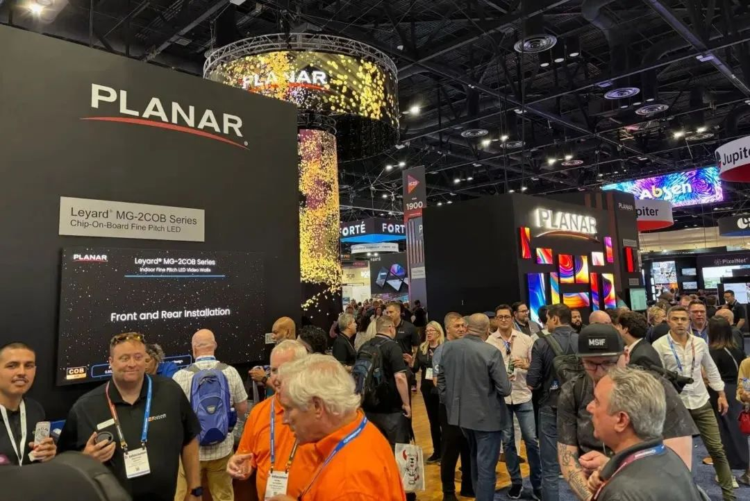 EVO视讯官方网站Planar震撼亮相美国InfoComm 2025，高端显示矩阵引领视听新纪元